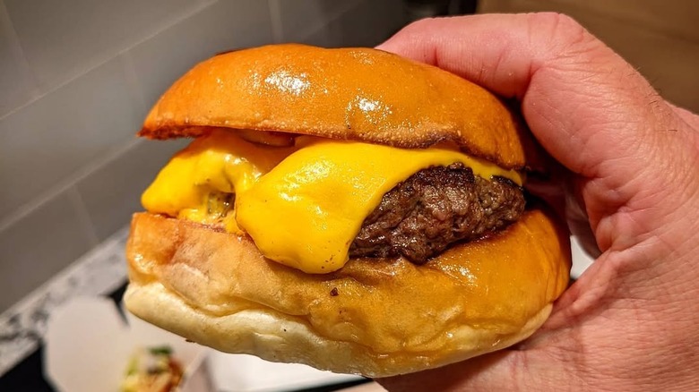 A cheeseburger from Expatriate.