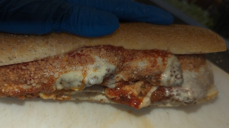 Vincenzo's chicken parm hero