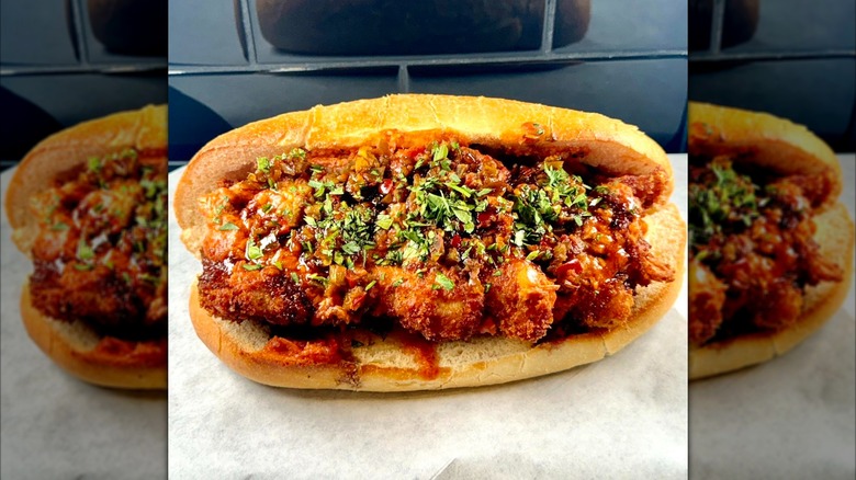 Silverside's chicken parm sandwich