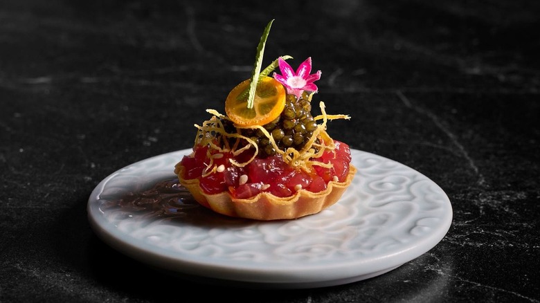 Tuna tar at Yingtao in New York City