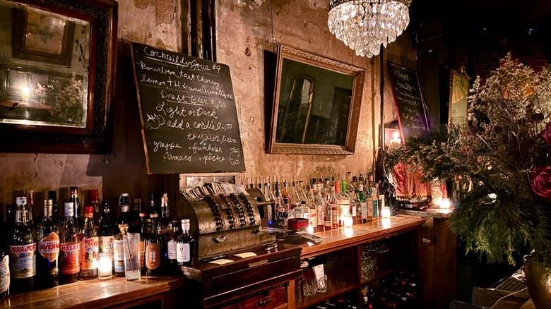 Dark bar at W.C. Harlan in Maryland