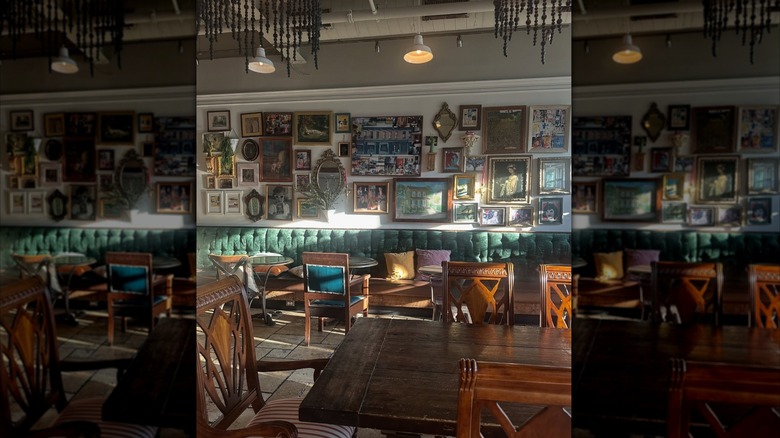 Cozy seating area inside a Brew HaHa!