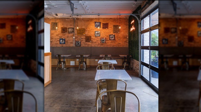 Seating area at Afro Joe's