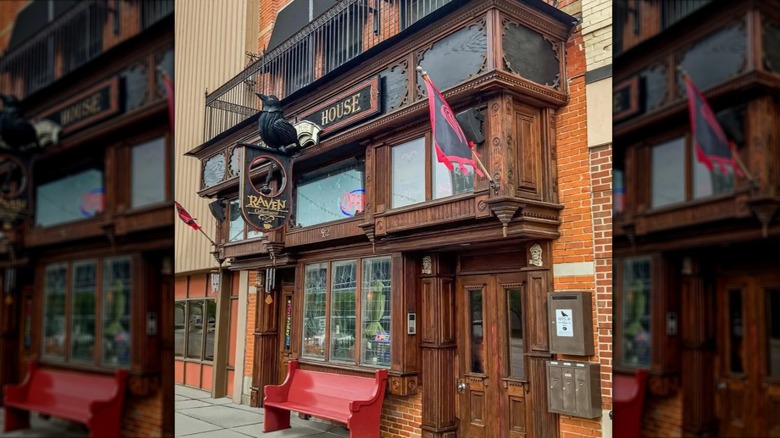 Exterior of Raven Cafe