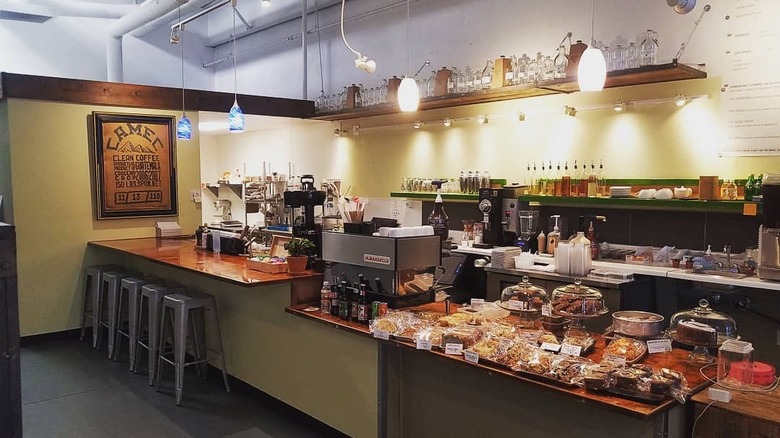 Counter in Trifecta with fresh-baked goods