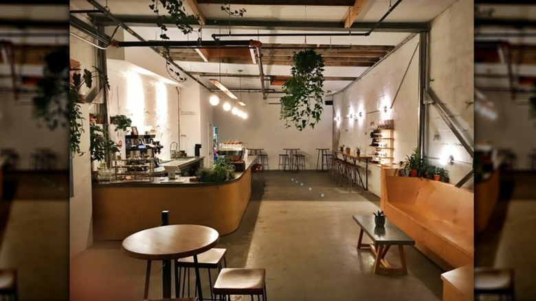 Interior of Sey Coffee