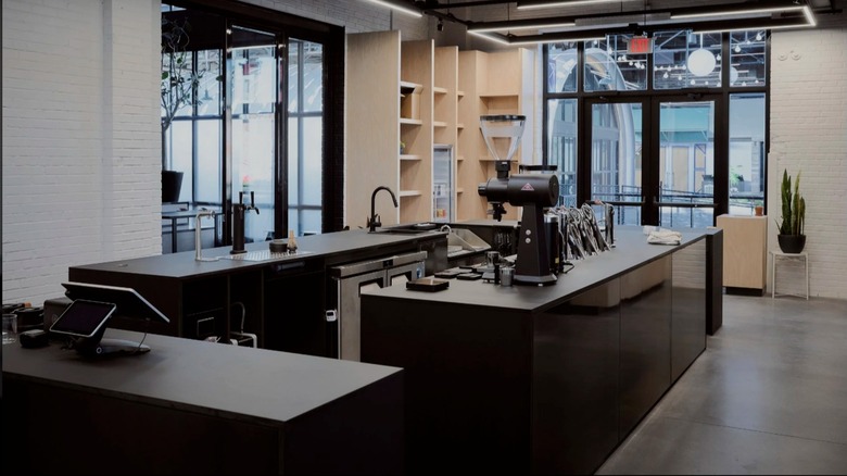 Counter at HEX Coffee, Kitchen & Natural Wines