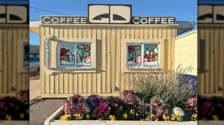 Exterior of Gold Dome Coffee Stop
