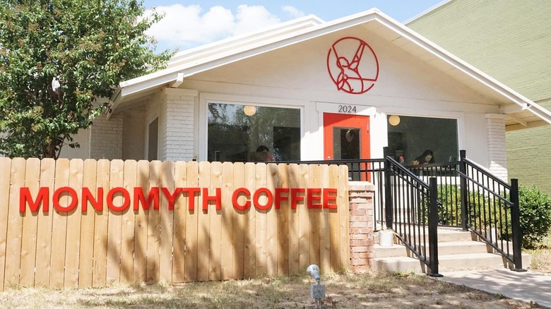 Exterior of Monomyth Coffee