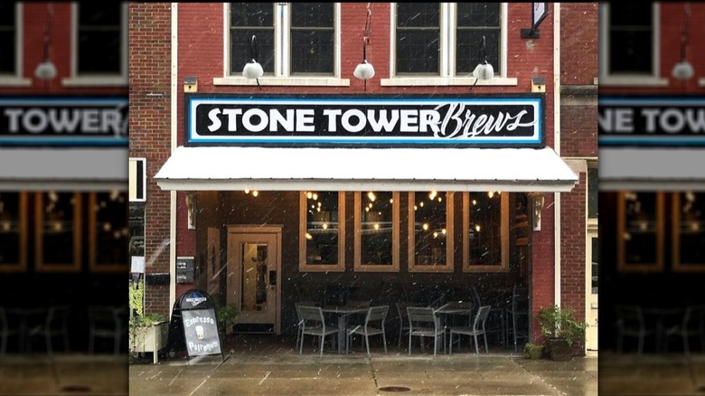 Exterior of Stone Tower Brews