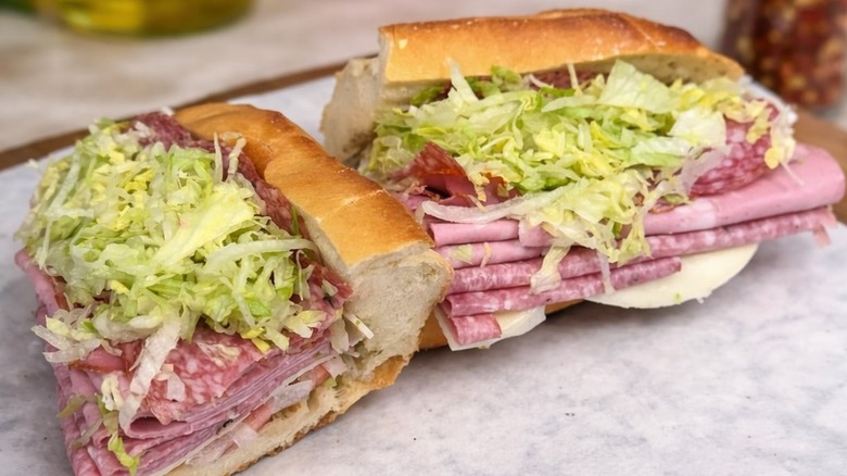 An Italian-style sandwich from Italia Deli & Bakery in Agoura Hills