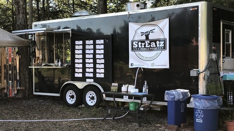 StrEatz food truck in its summer location