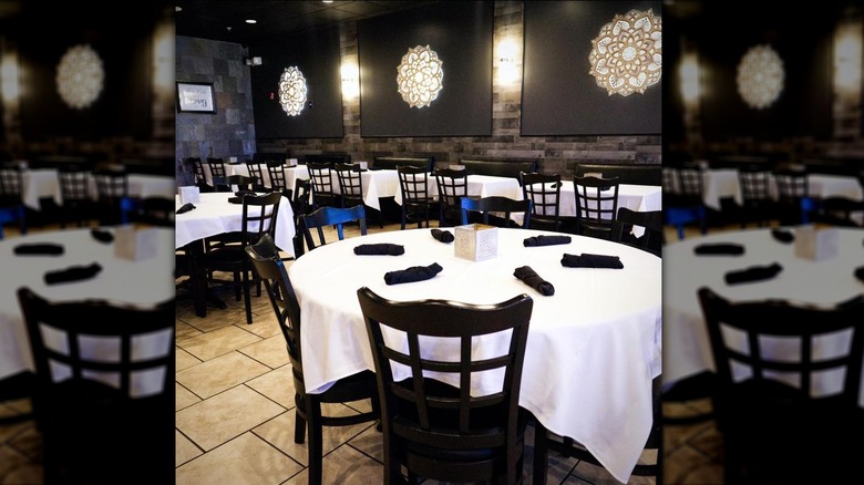 Interior of Curry and Cocktails