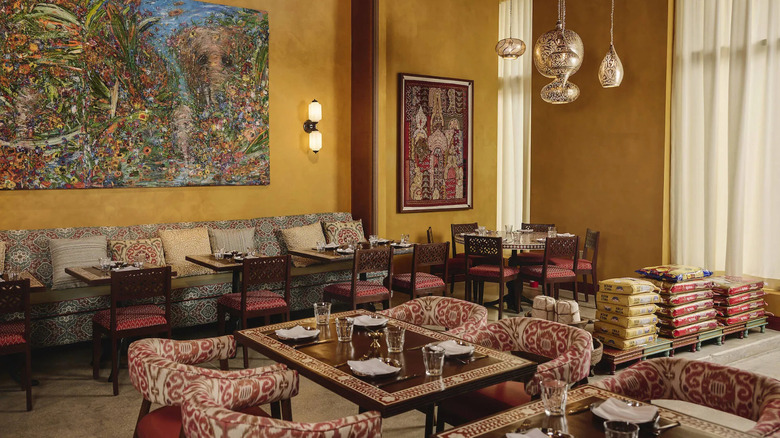 Interior of Ghee Indian Kitchen