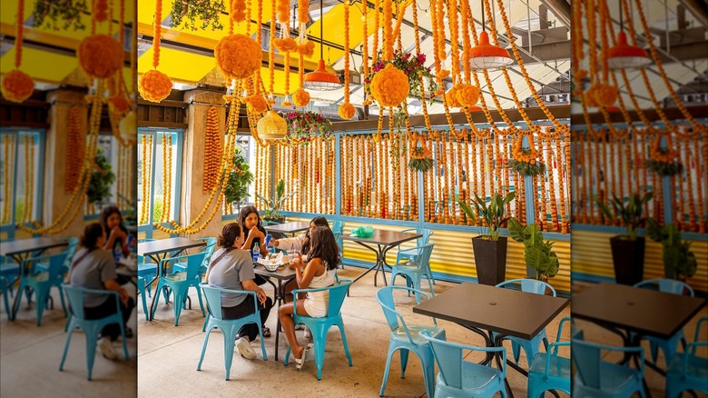 Interior of Chai Pani in Decatur