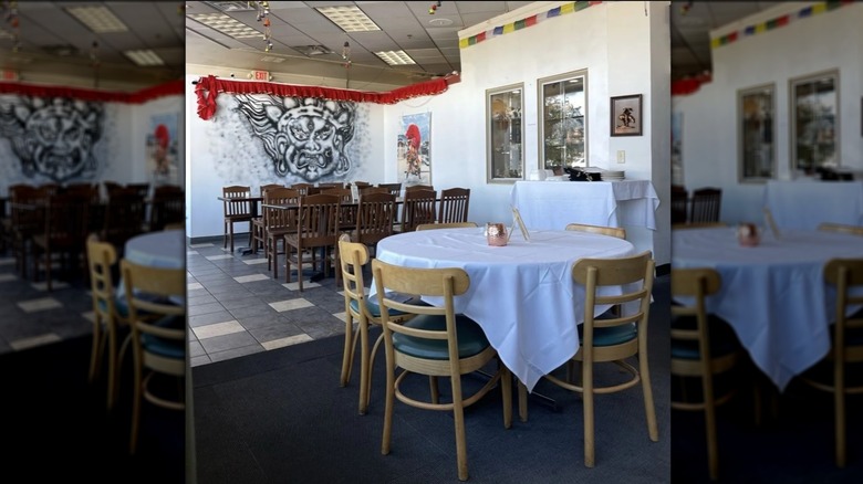 Interior of Everest Nepalese and Indian Cuisine in Lexington, Kentucky