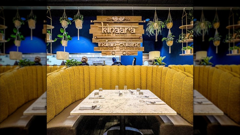 Interior booth at Kinaara in Omaha