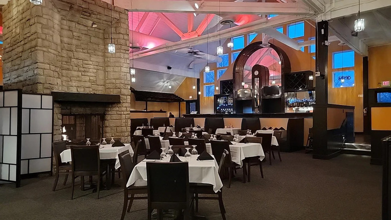 Interior of Aangan India Bistro in Dublin