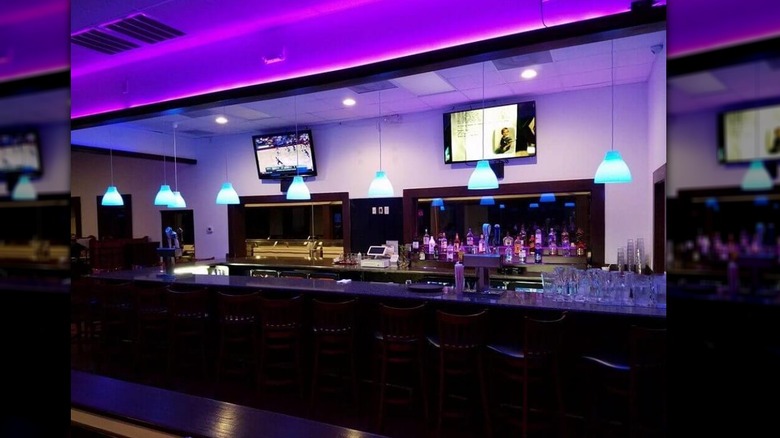 Bar area inside Persis Biryani Indian Grill in Columbia