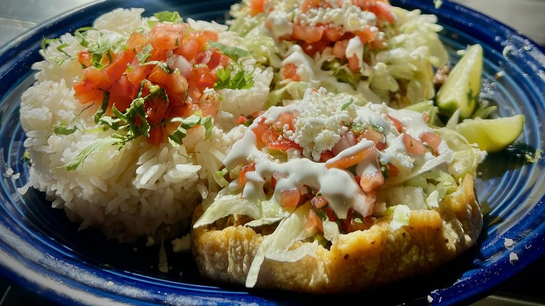 A plate of sopes at Tortelleria Garcia