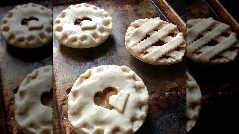 Three whole New England Apple Pies