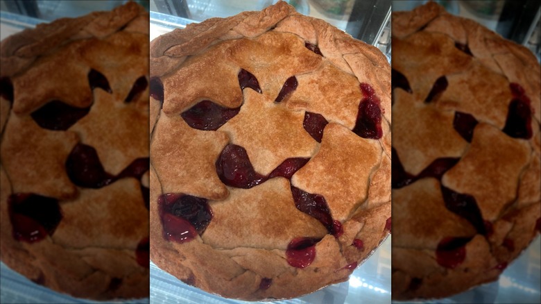 Whole Strawberry Rhubarb pie