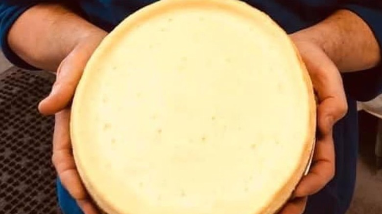 Whole old fashioned egg custard pie