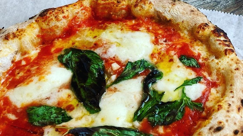 The Margherita D.O.P. pizza at Antico Pizza Napoletana in Georgia