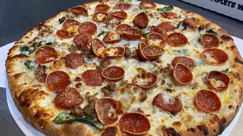 A Honey Bear pizza at Ranger Joe's Pizza