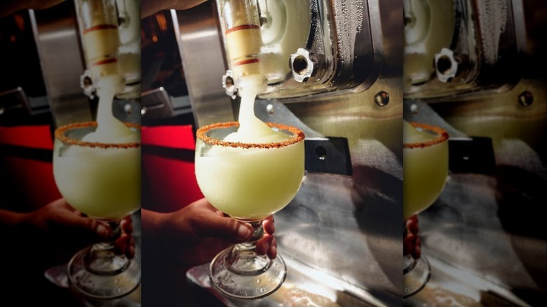 A Frozen Margarita is dispensed at Superior Grill
