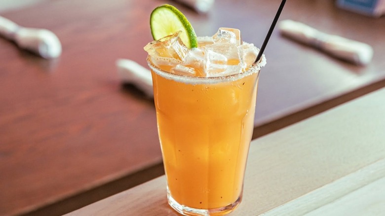 a margarita from Calle Sol Latin Café