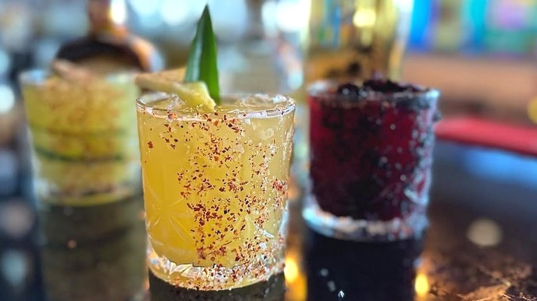 A selection of margaritas from Puerto Vallarta Bar and Grill in Fargo