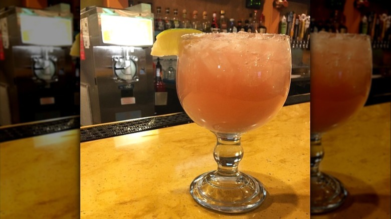 A Cranberry Margarita from Cuco's Taqueria