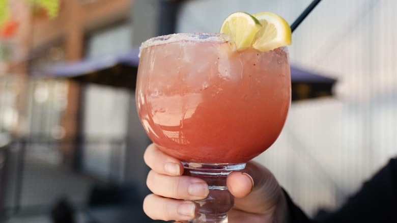 A margarita from Black Sheep Burritos and Brews in Charleston