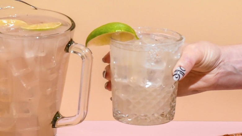 A breakfast spread and a margarita from Canteen