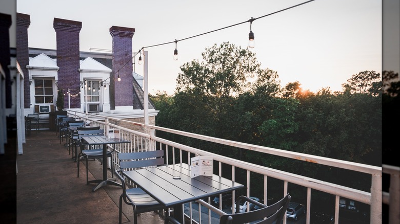 The lounge at Top of the Crest