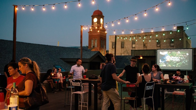 Rooftop deck at Capulet