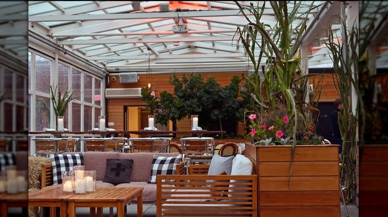 Lounge area at Rooftop at the Providence G