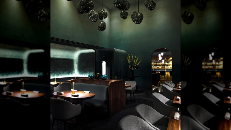 Dining area inside Providence