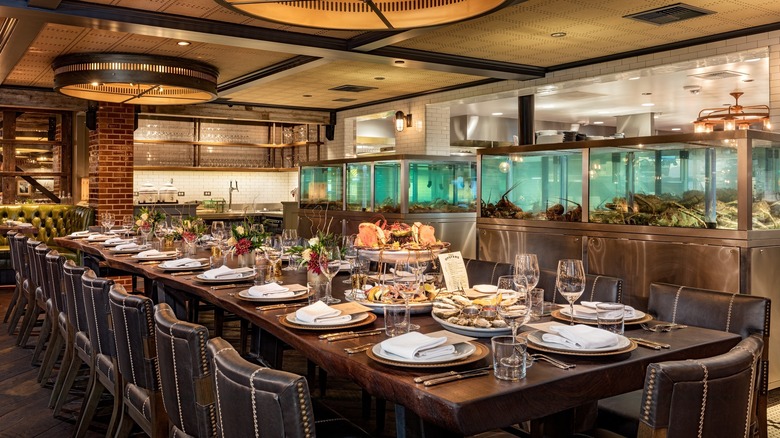 Interior of Water Grill