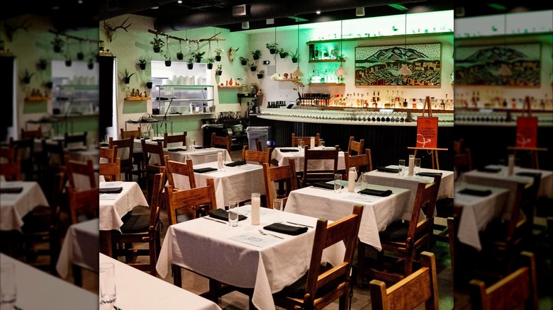 Interior dining room of Escondido