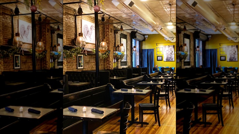 Dining room inside St. Roch Fine Oysters + Bar