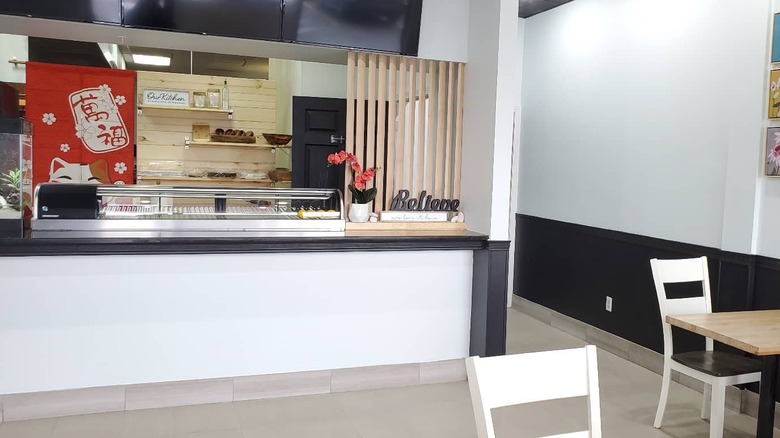 Counter area at Gohan Japanese Cuisine