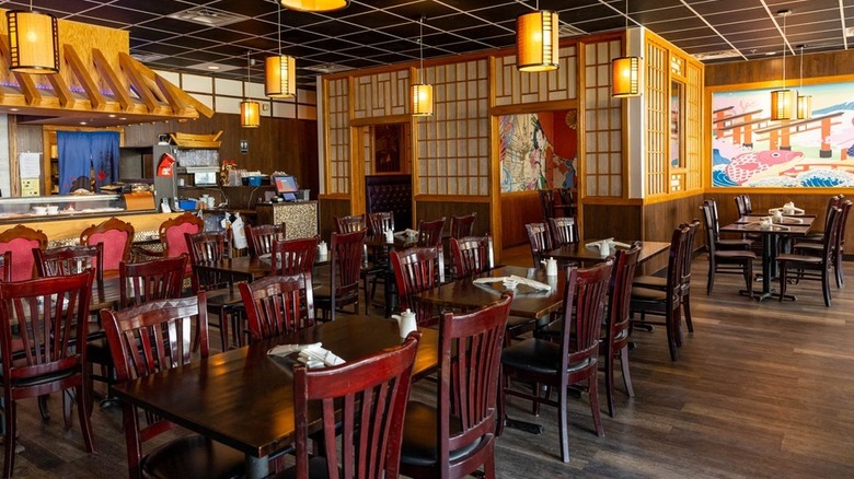 Dining room of Sushi Yama