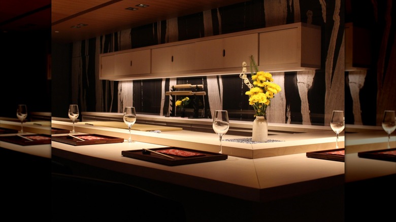 Counter area at Hayakawa