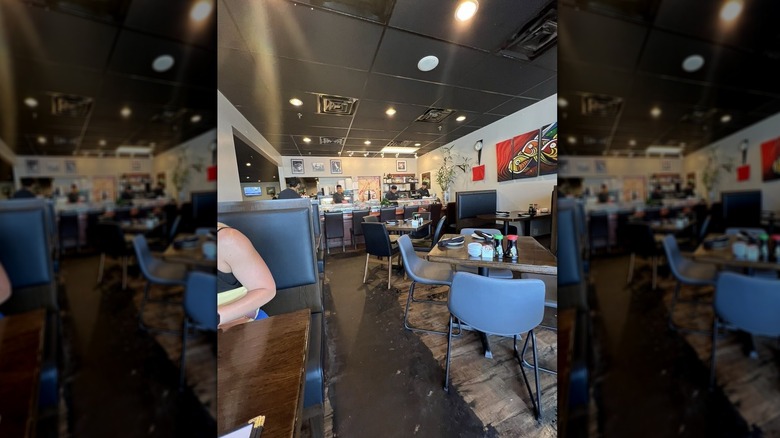 Dining area at Sushi UNI