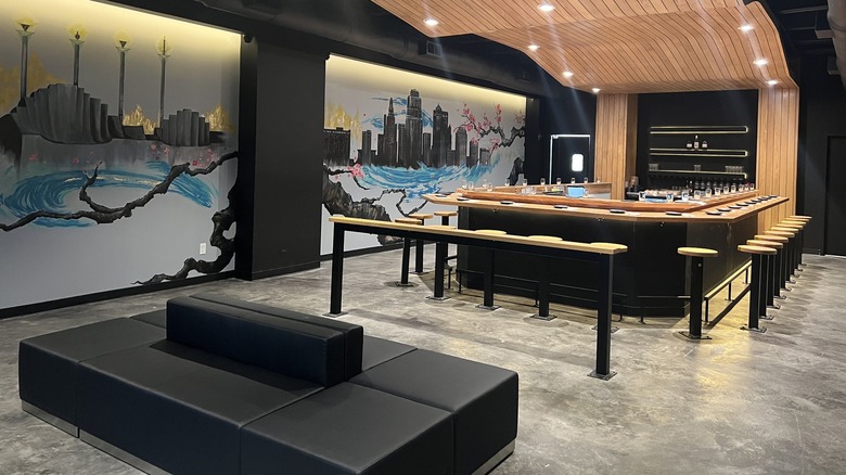 Inside of Kata Nori Hand Roll Bar