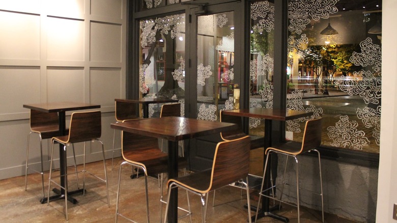 Seating at City Market Sushi