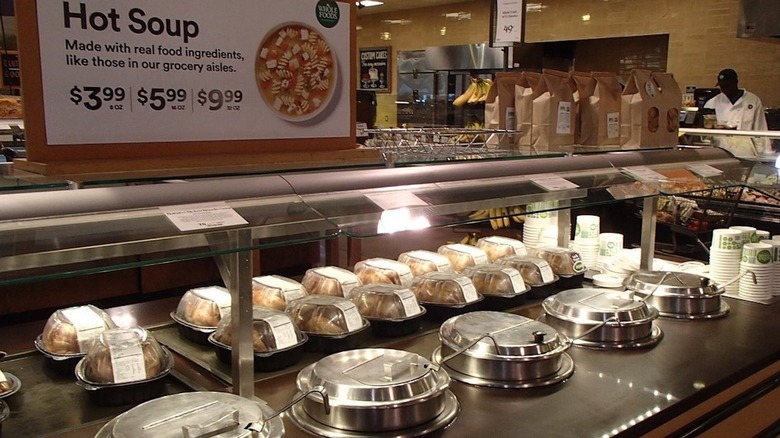 Whole Foods' hot soup bar