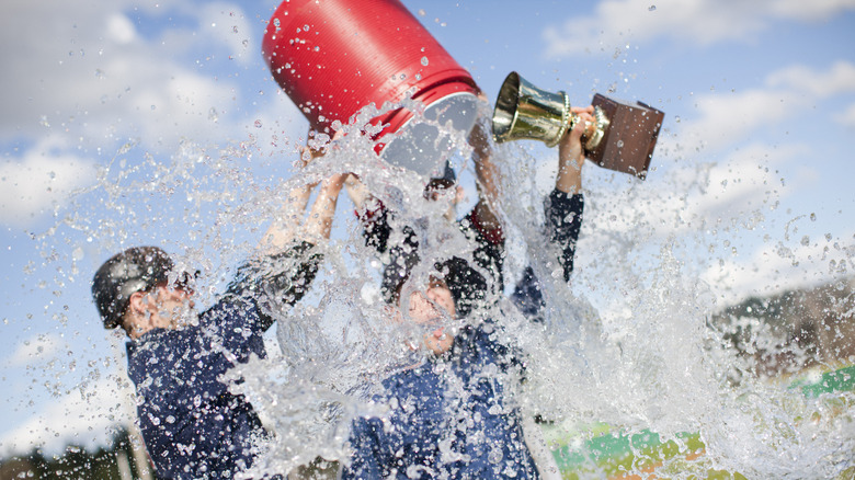 Gatorade shower football